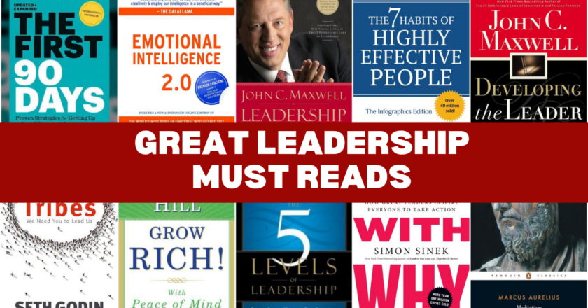 20 great books that every leader must read.